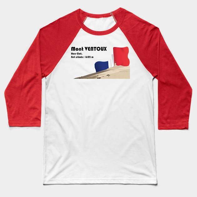 Mount ventoux Baseball T-Shirt by CTinyFactory